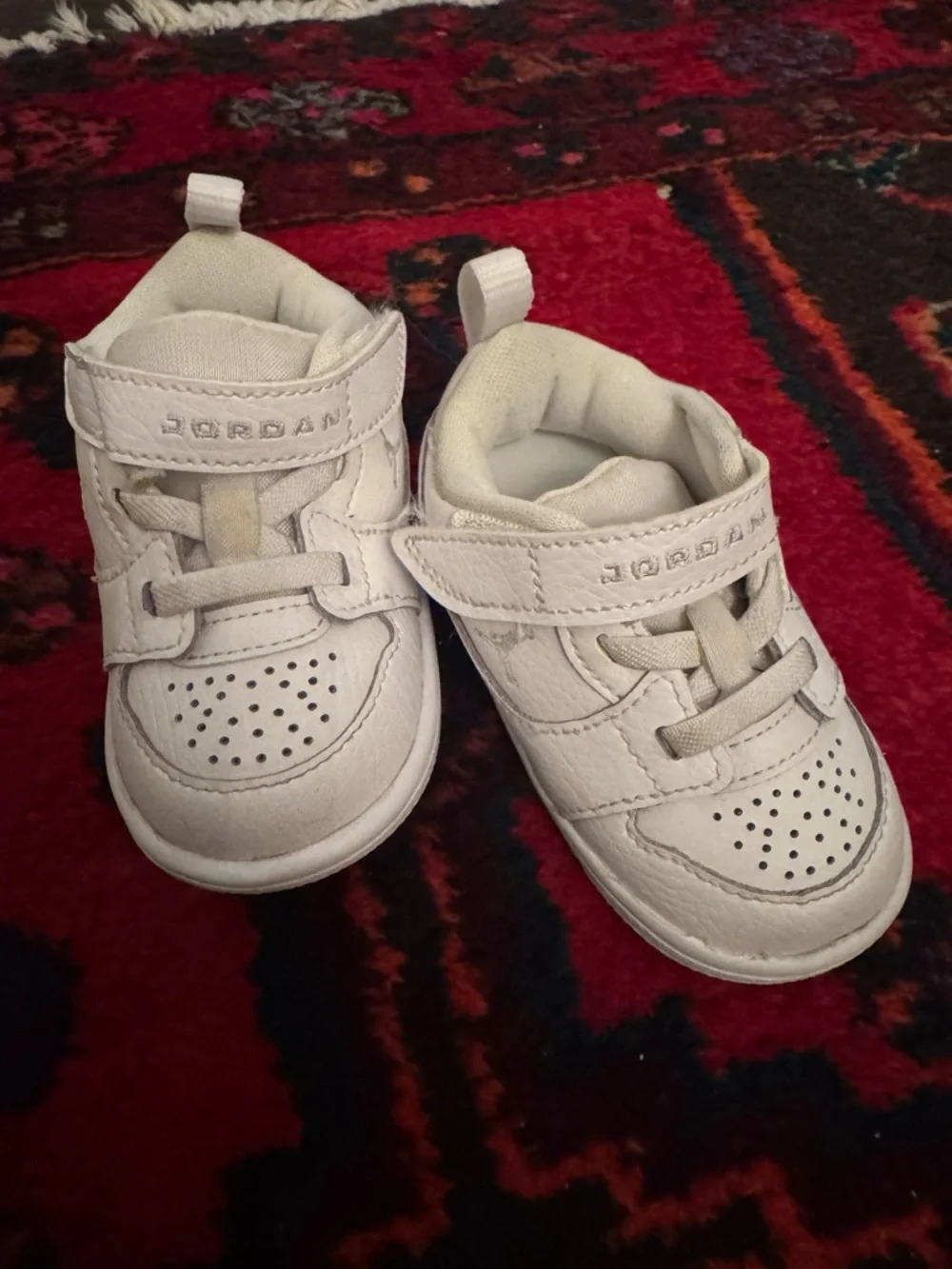Jordan Baby White Athletic Sneakers